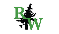 logo bent sunset with see-through leaves